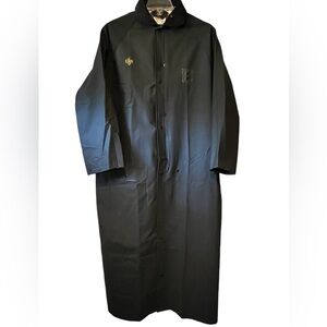 MCR Safety FR267C‎ Classic Plus Limited Flammability 60" Black Raincoat Medium